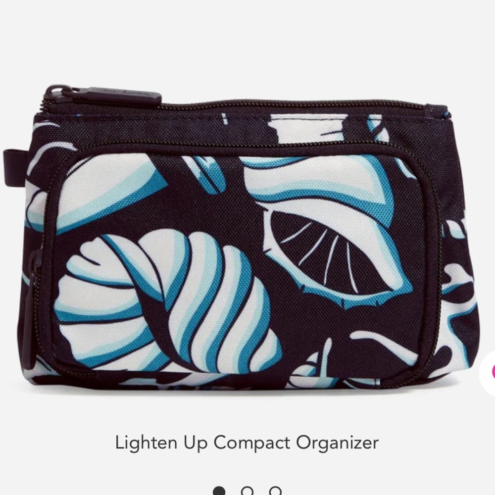 Vera Bradley Lighten Up Organizer possibly small cosmetic bag - Picture 7 of 10